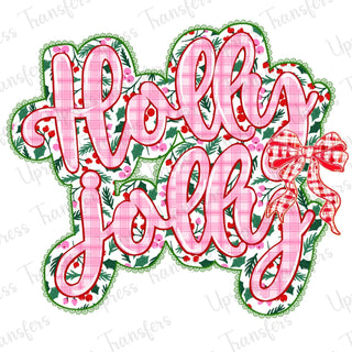 Holly Jolly Floral Plaid