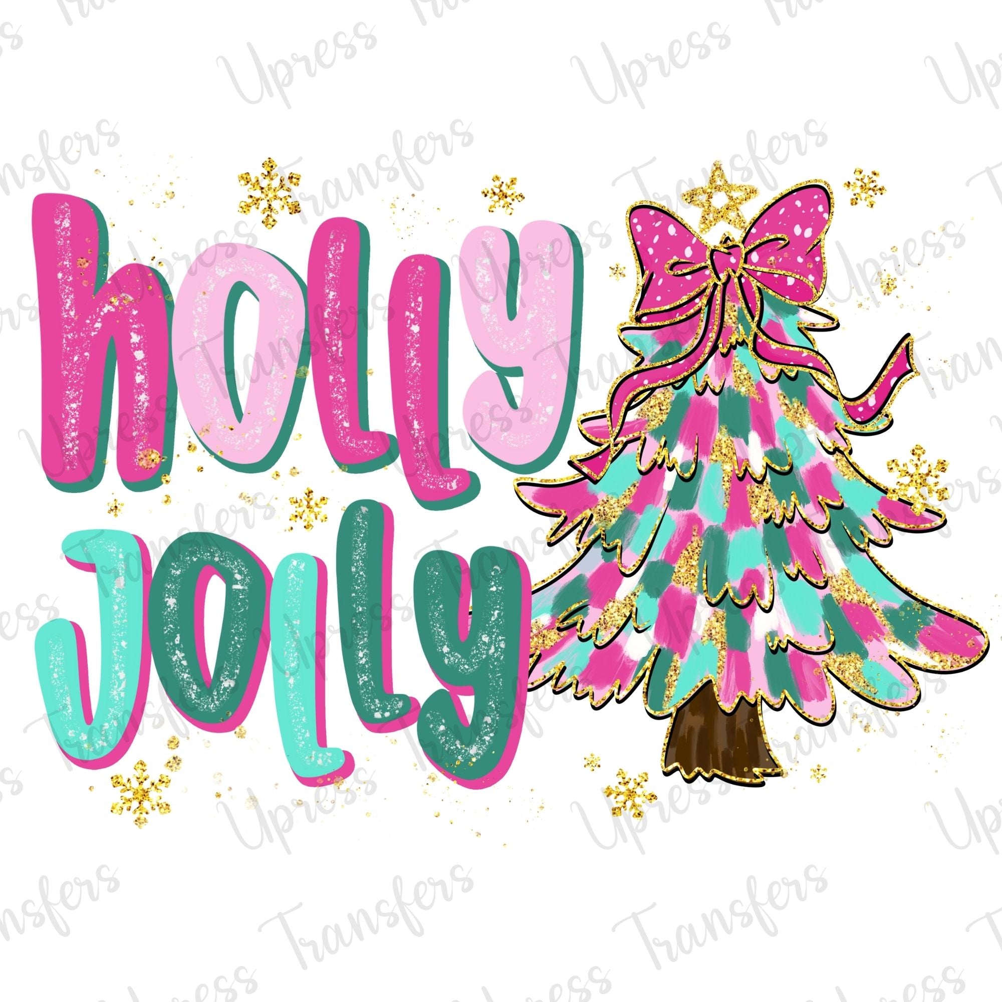 Holly Jolly Glitter Preppy