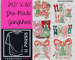 Holly Jolly Lace Mini