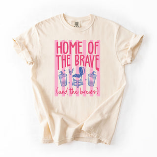 Home Of The Brave Pink Stripes