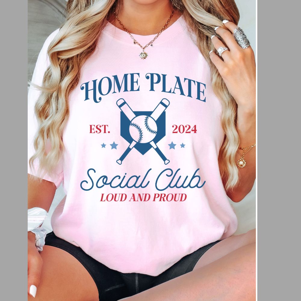 Home Plate Social Club Red And Blue