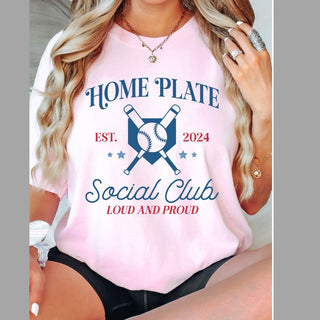 Home Plate Social Club Red And Blue