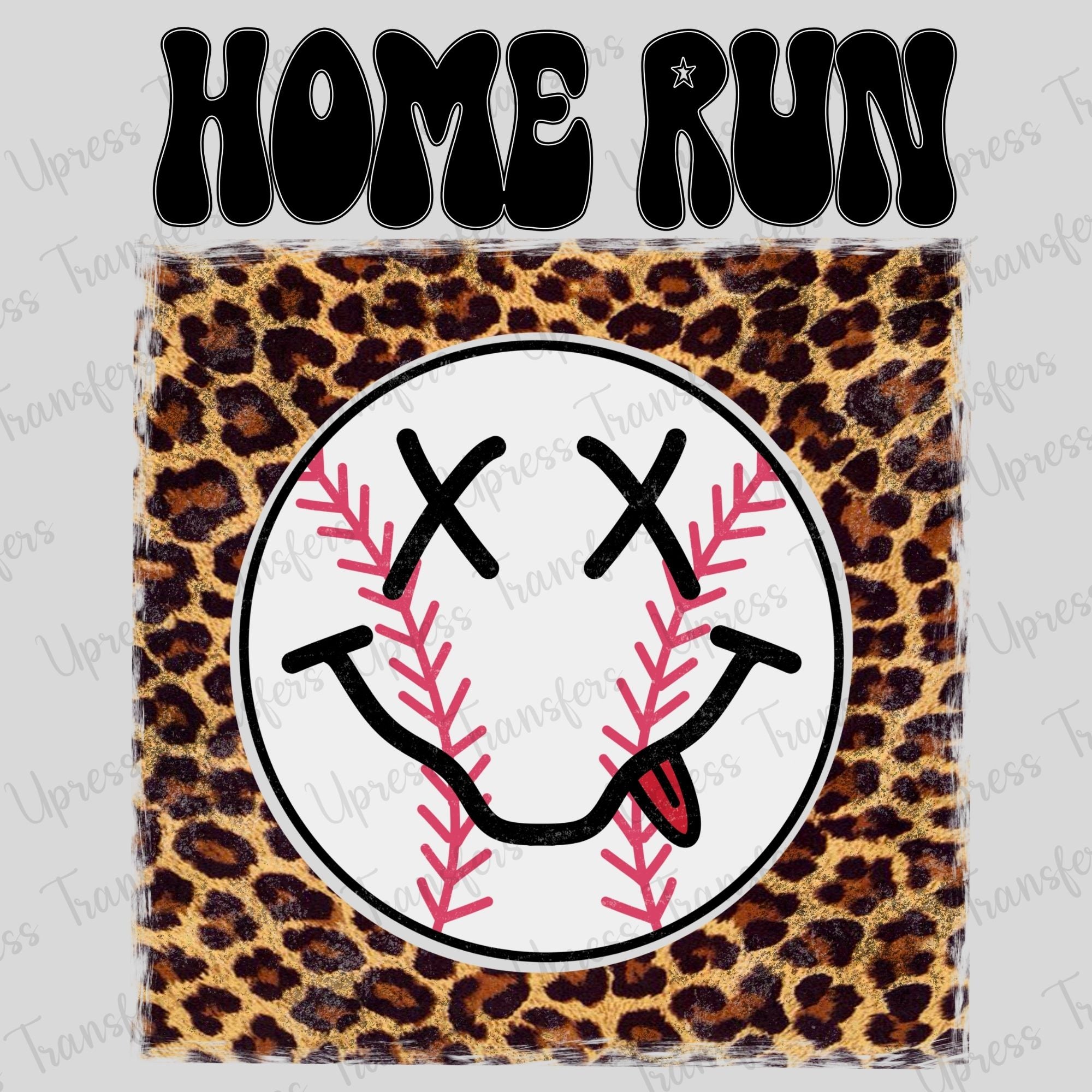 Home Run Baseball Smiley