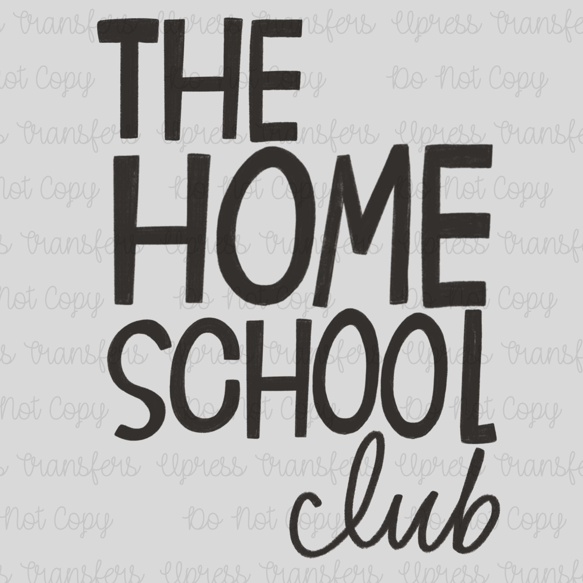 Homeschool Club Black