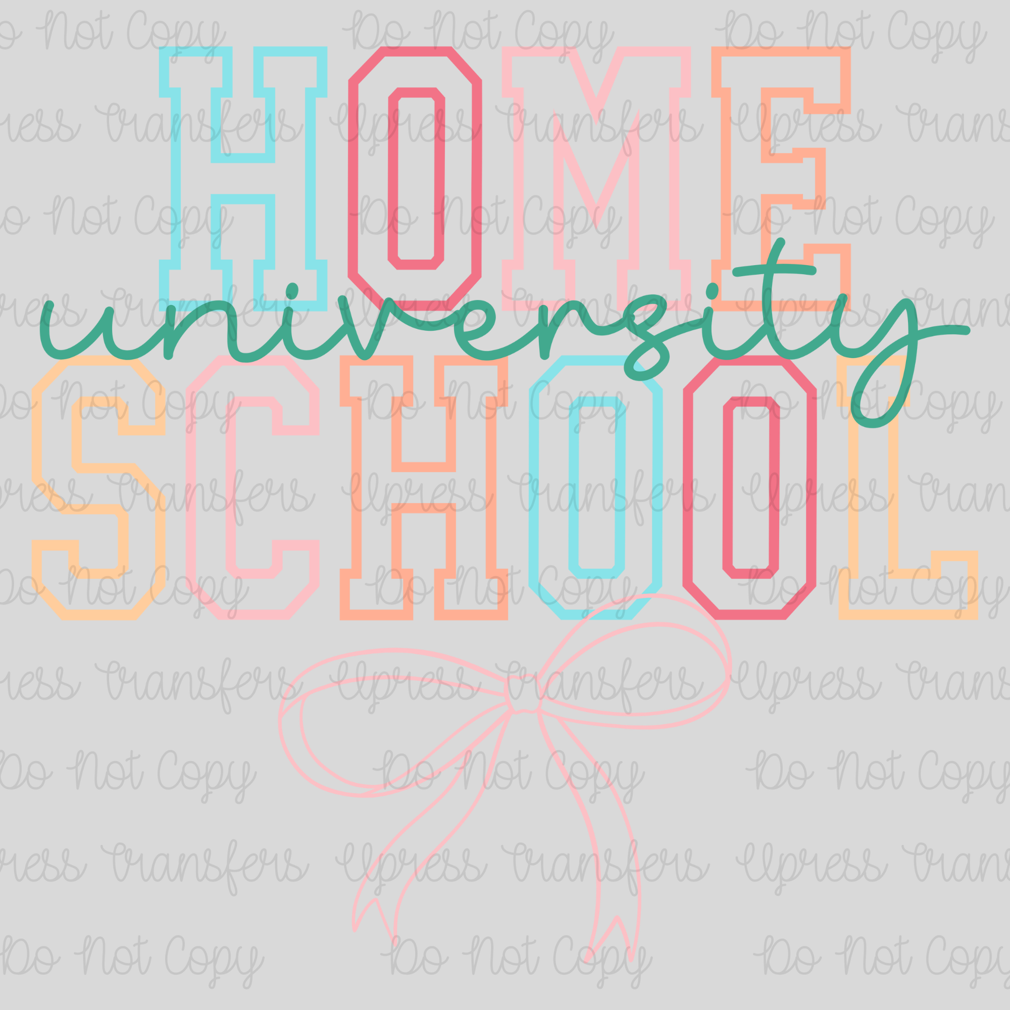 Homeschool Uni Colored