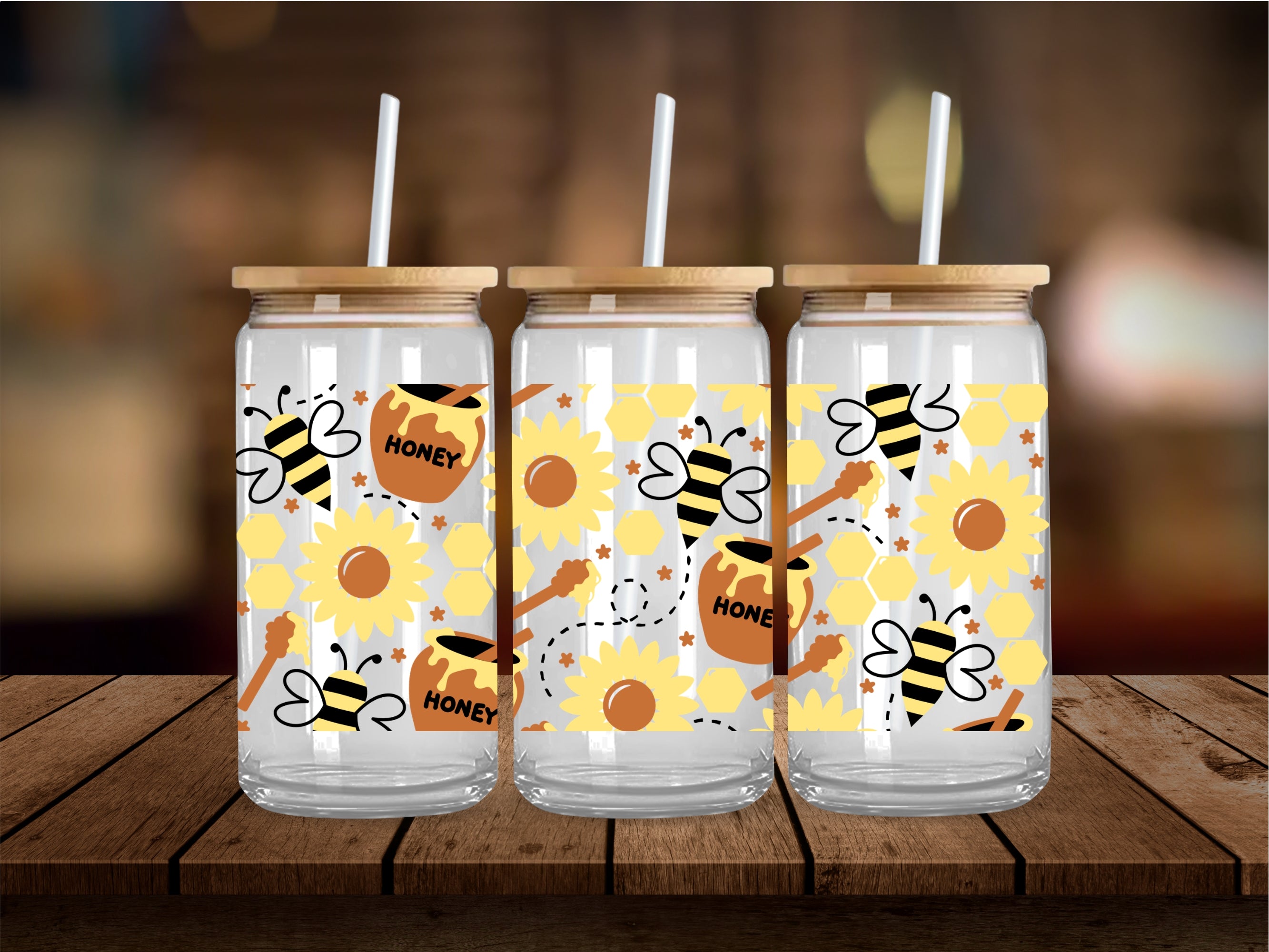 Honey Bees 16 Oz Wrap