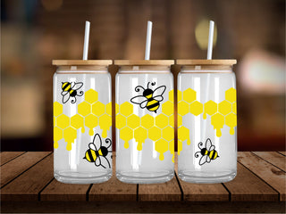 Honey Comb Bees 16 Oz Wrap