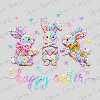 Hopping Yarn Bunnies