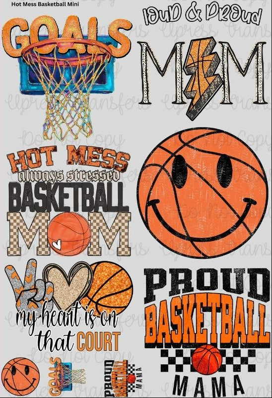 Hot Mess Basketball Mini