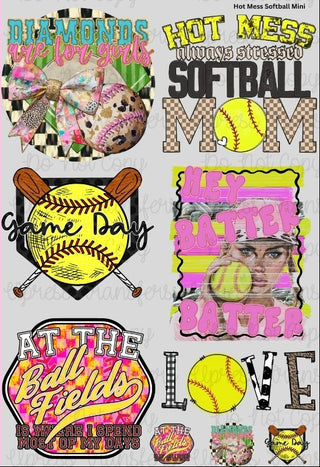 Hot Mess Softball Mini