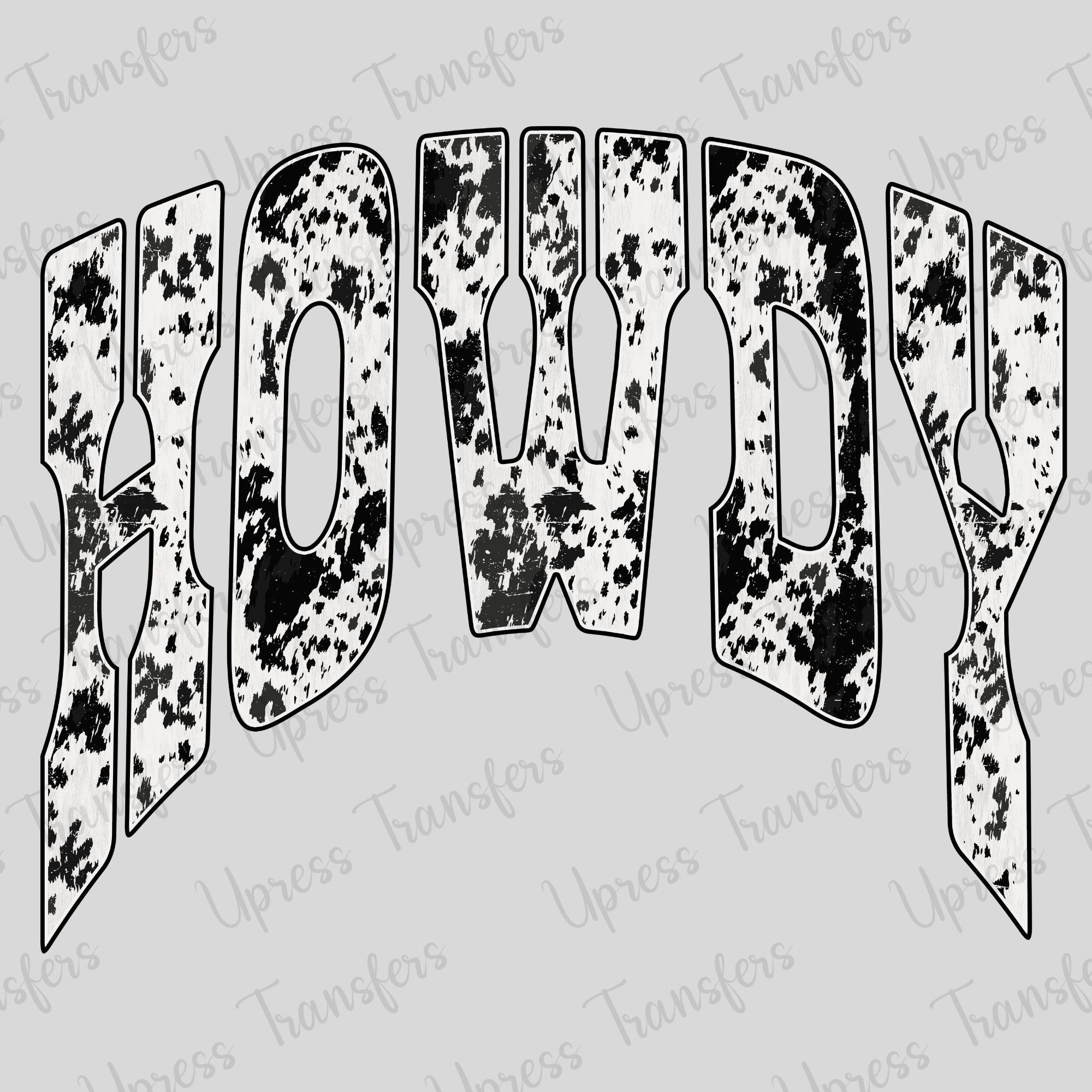 Howdy Cow Print