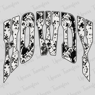 Howdy Cow Print