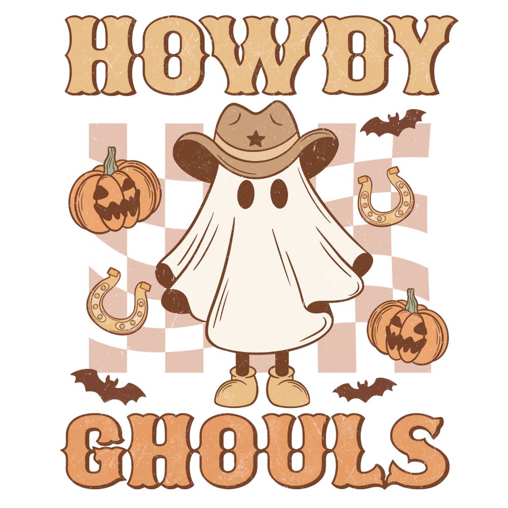 Howdy Ghouls Checkered