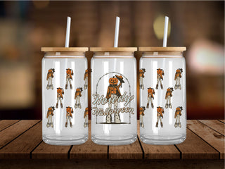 Howdy Halloween Girl 16 Oz Wrap