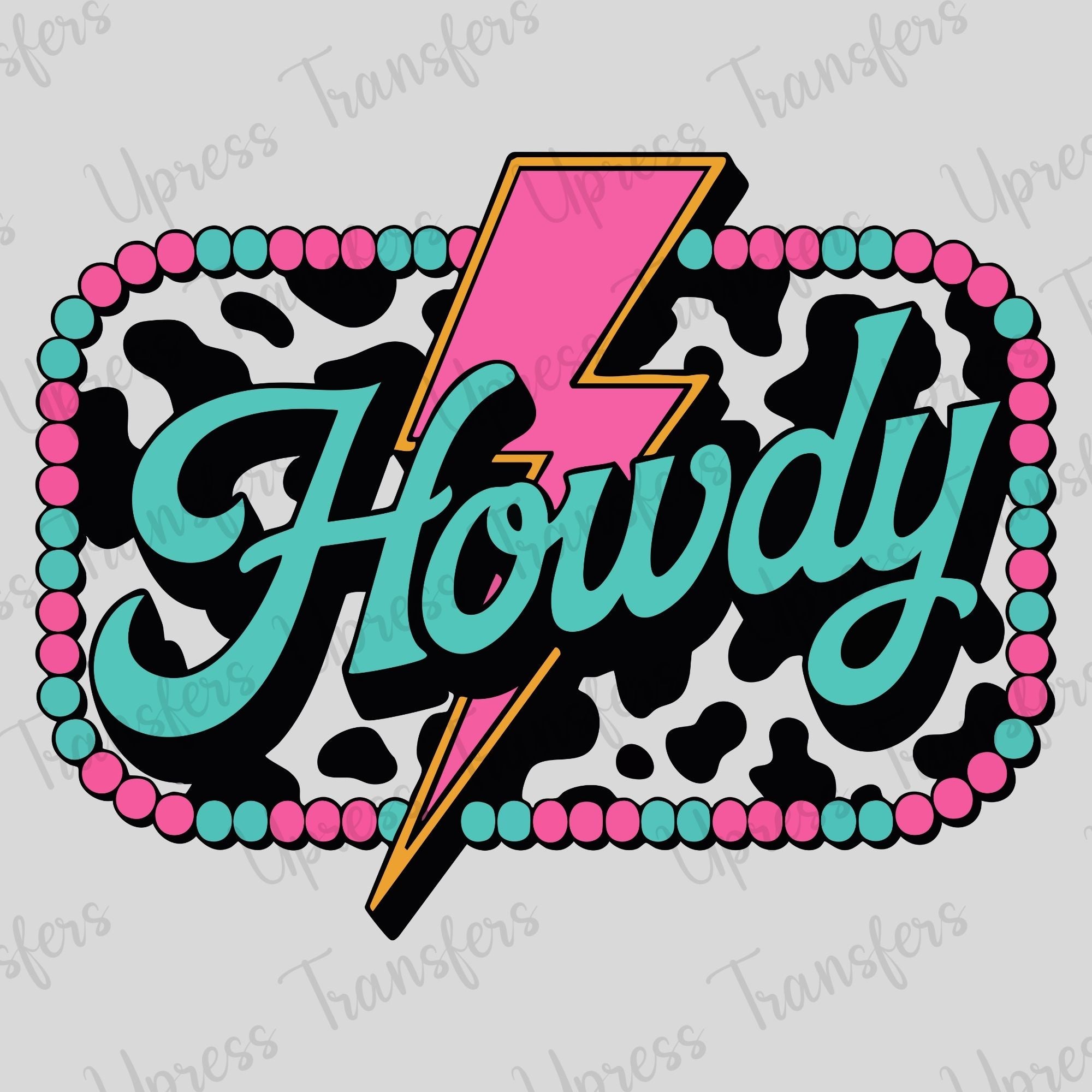 Howdy Pink and Turquoise