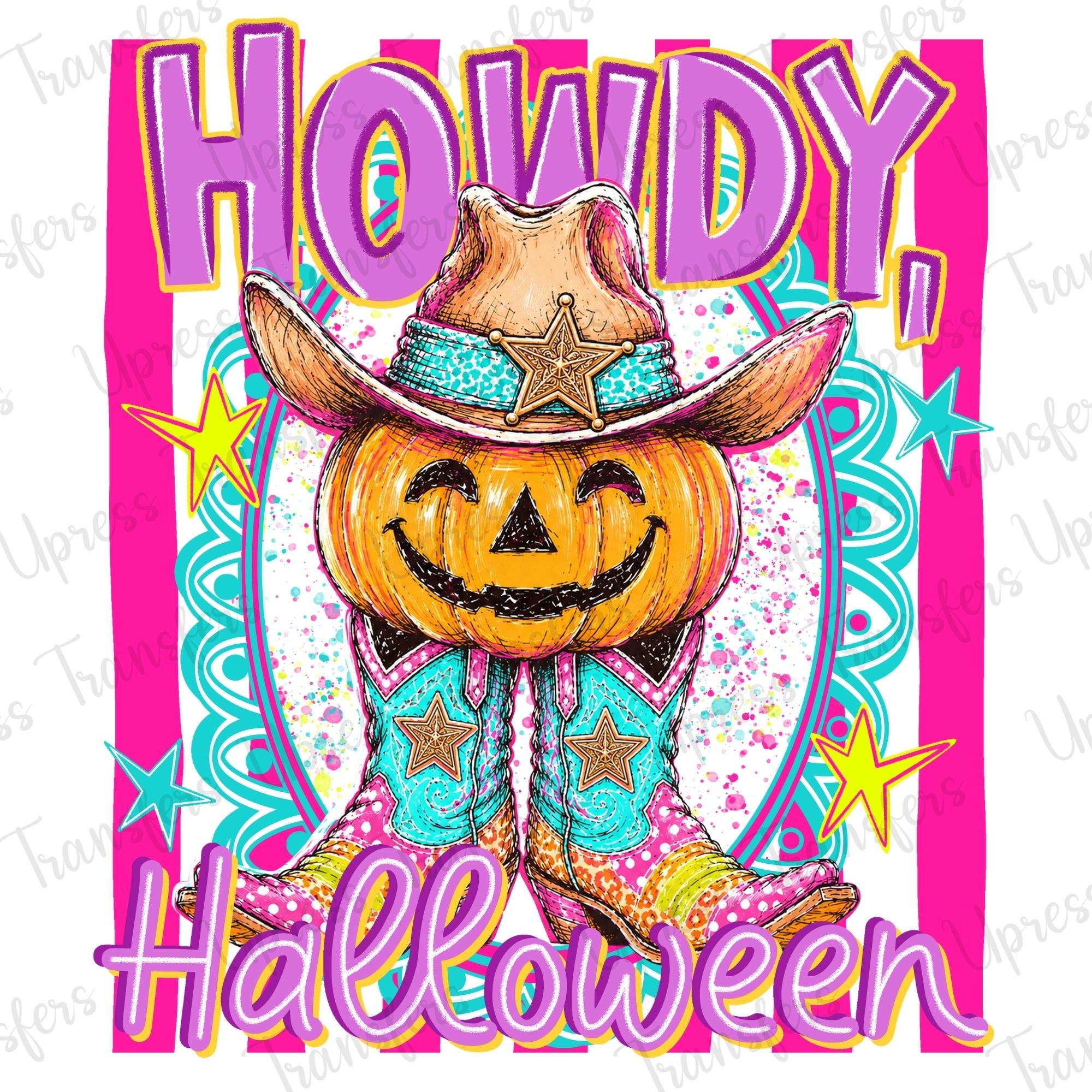 Howdy Pumpkin In Boots