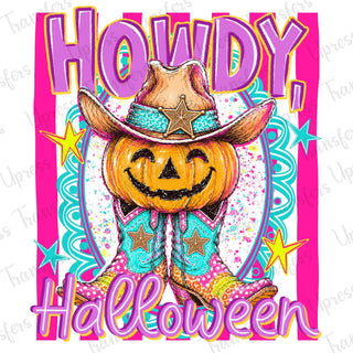 Howdy Pumpkin In Boots