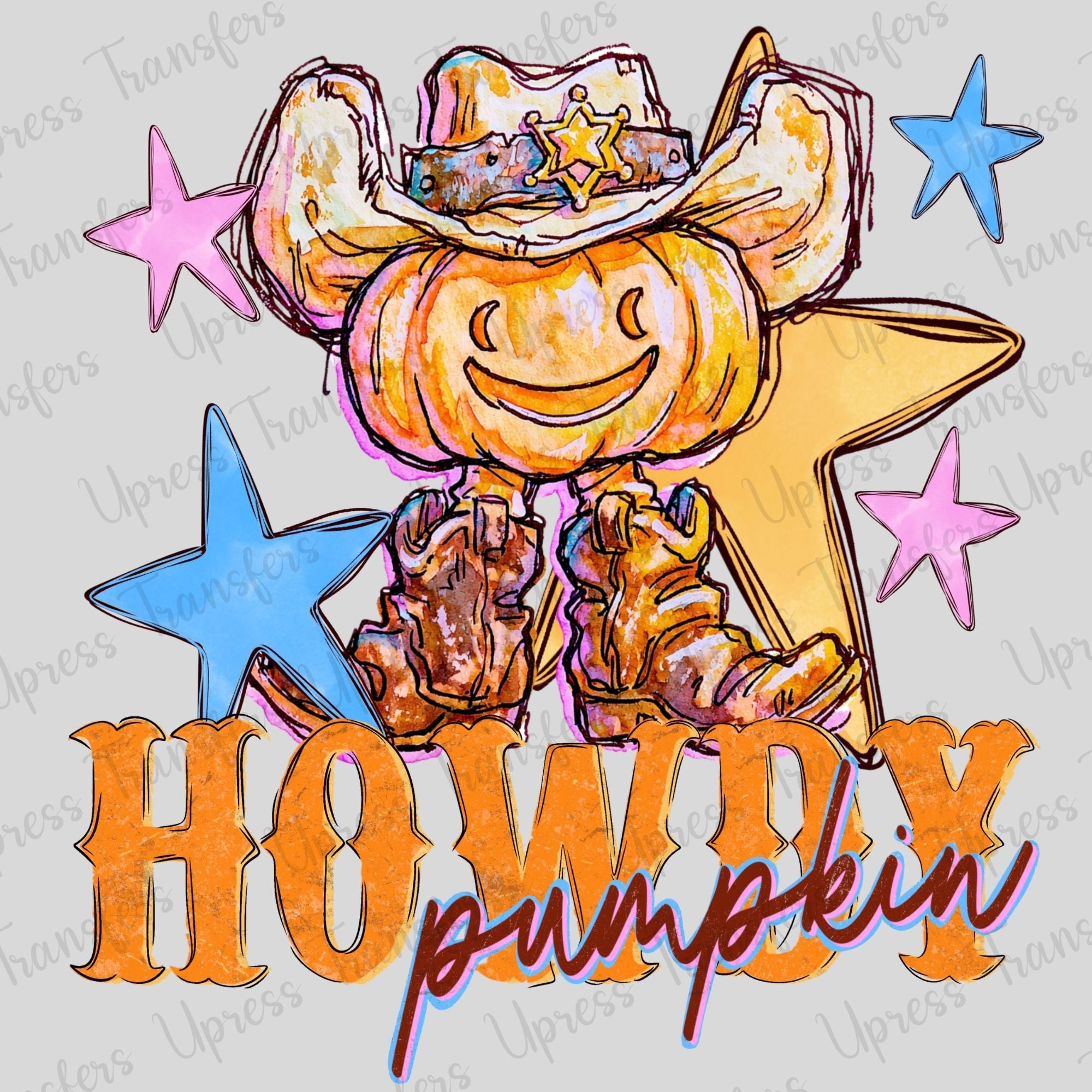 Howdy Pumpkin Stars