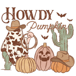 Howdy Pumpkin Western