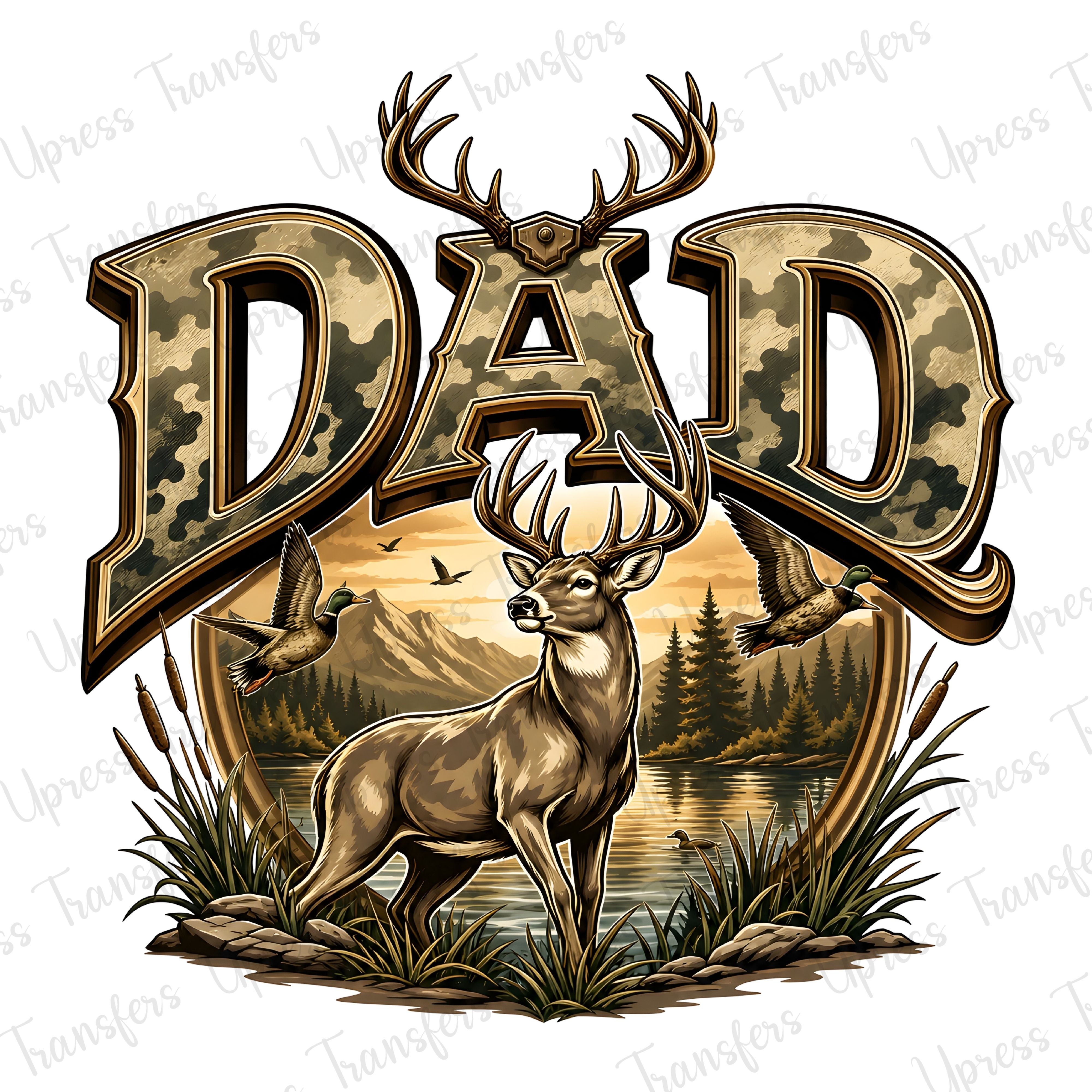 Hunting Deer Dad