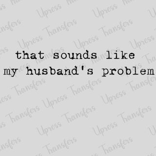 Husbands Problem Typewritten