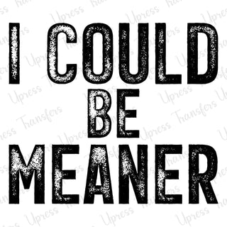 I Could Be Meaner