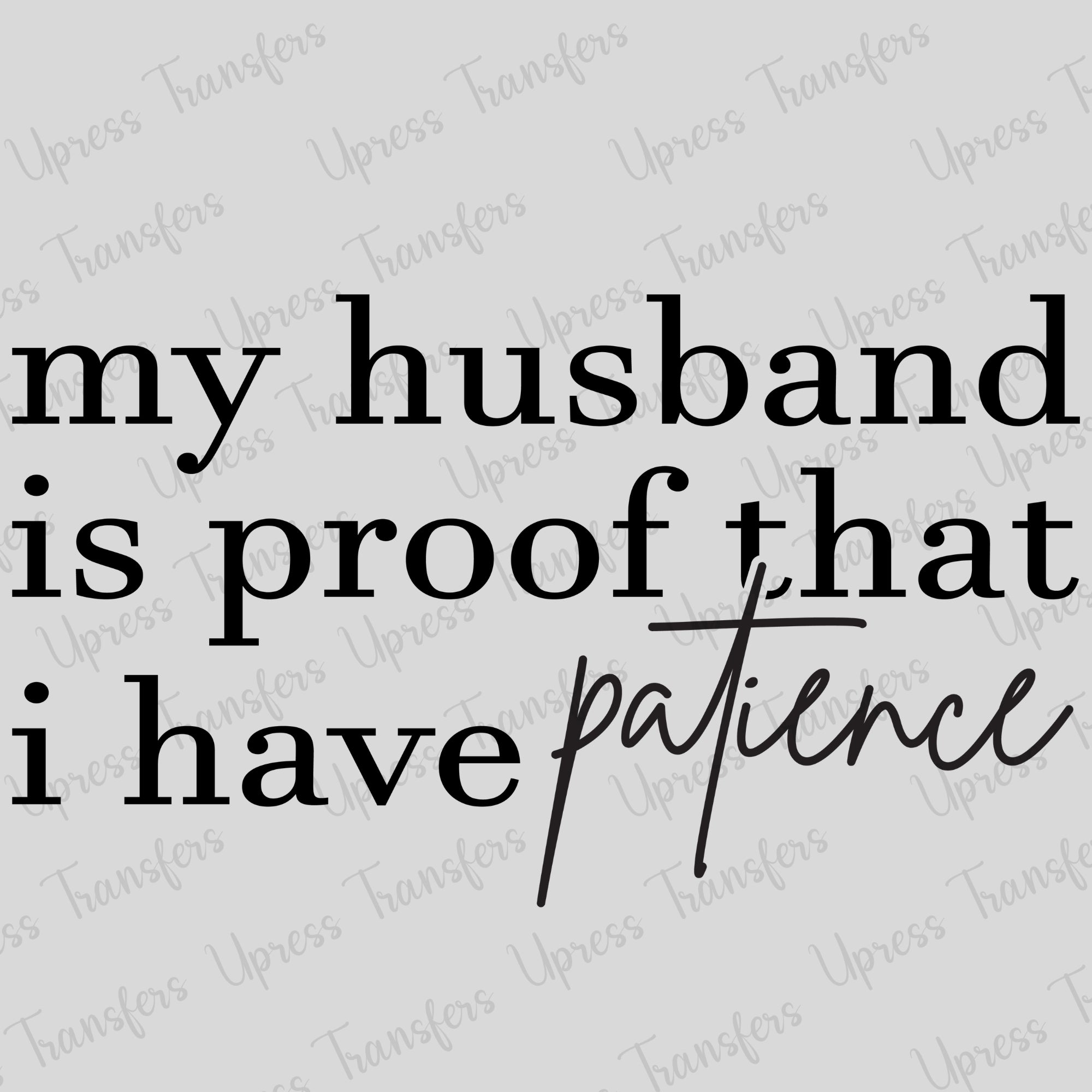 I Have Patience