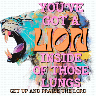 Lion inside of those Lungs