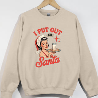 I Put Out For Santa Plate