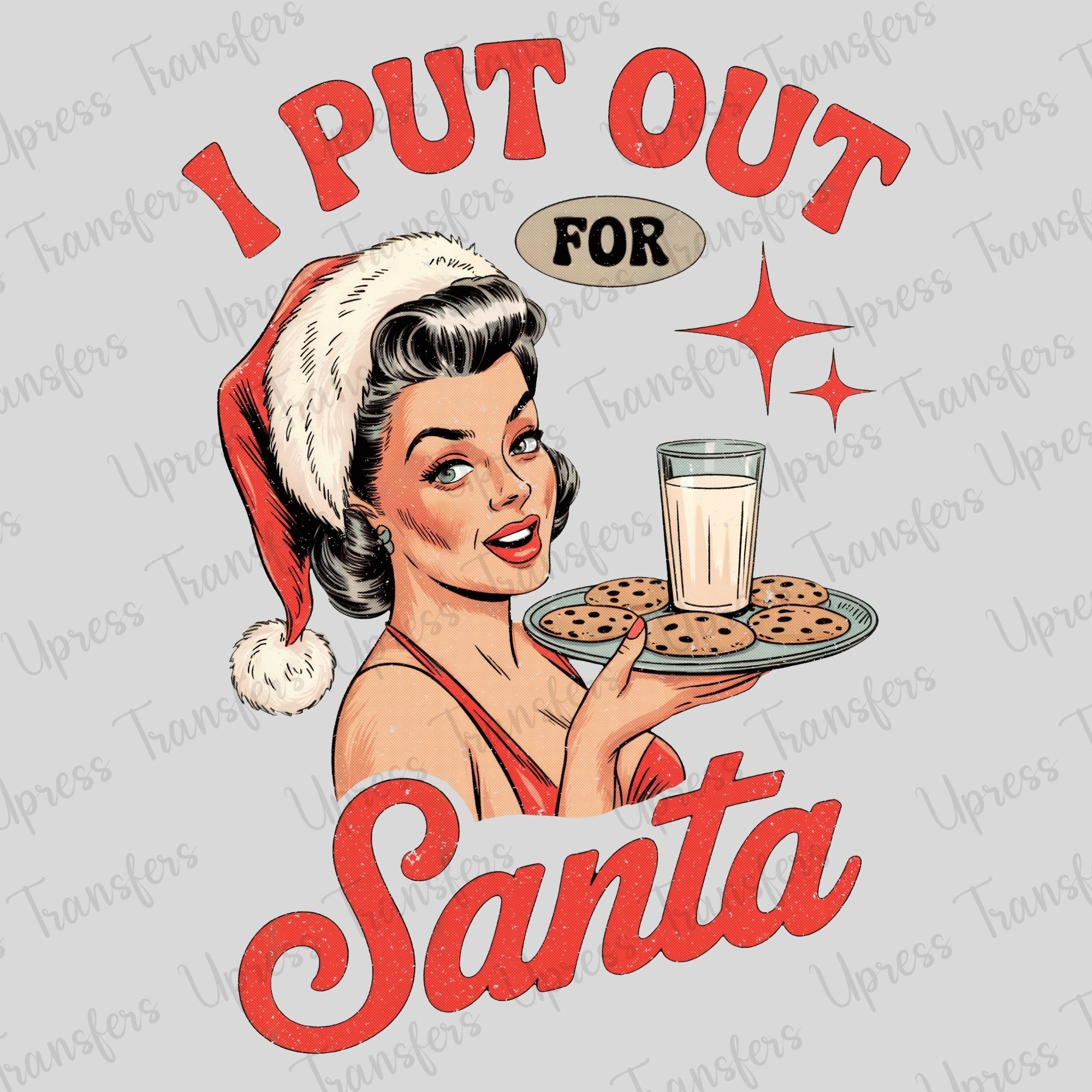 I Put Out For Santa Plate