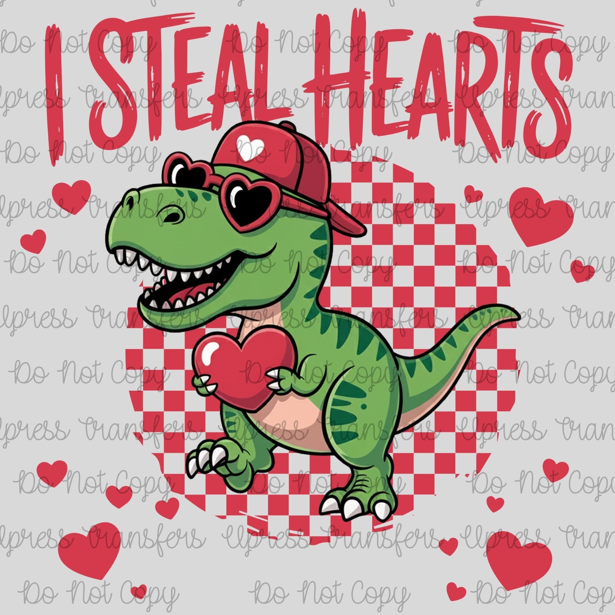 I Steal Hearts Dino