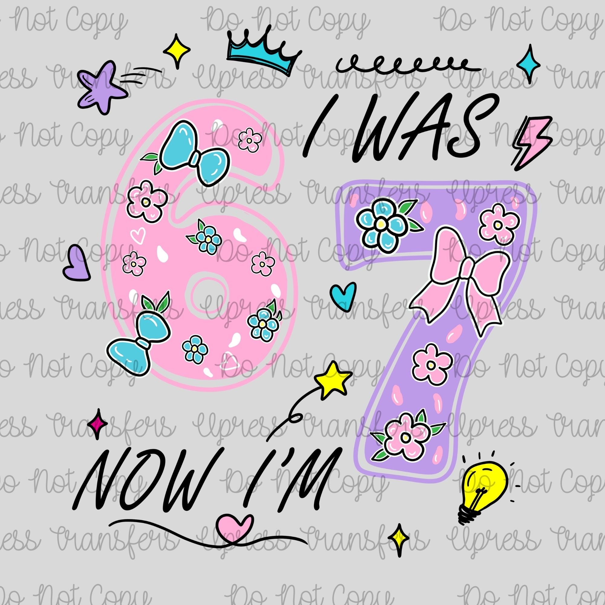 I Was Six Now I