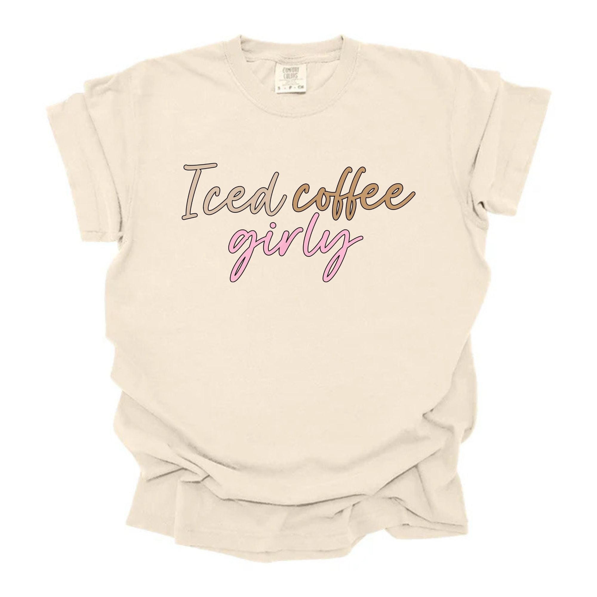 Iced Coffee Girly Script