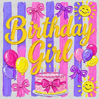 Icing Birthday Girl Cake