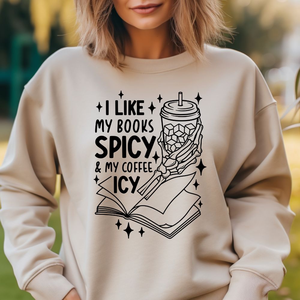 I like My Books Spicy And My Coffee Icy