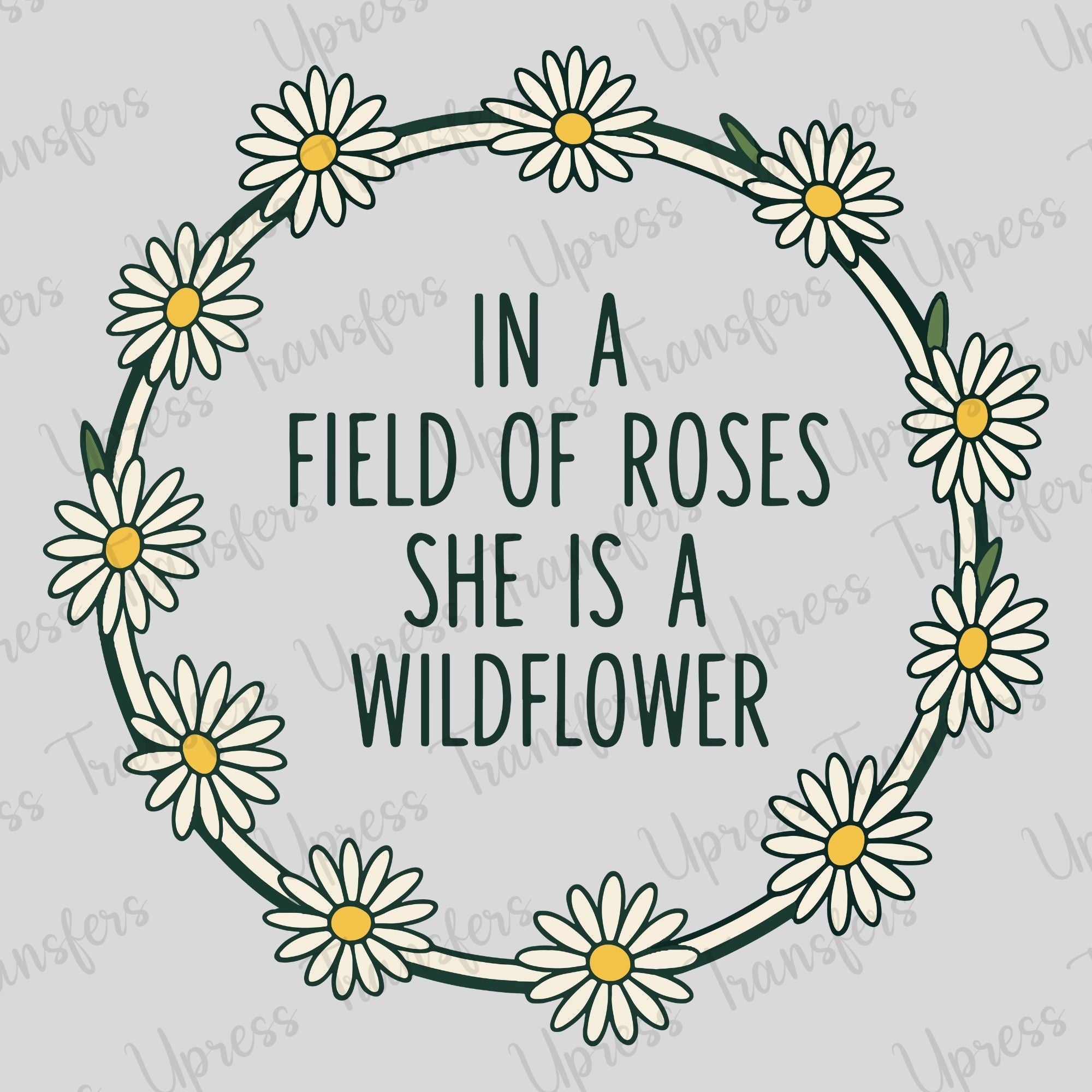 In A Field Of Roses Floral Frame