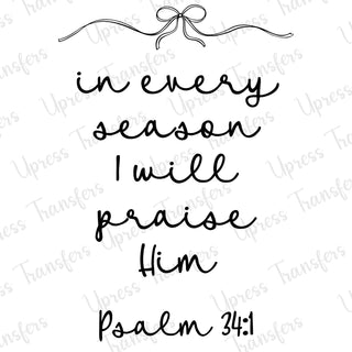 In Every Season Script Black