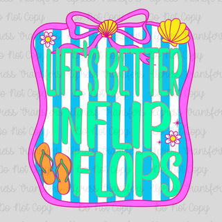 In Flip Flops Frame