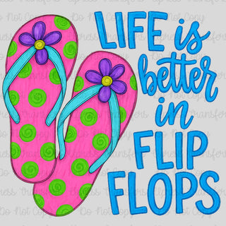 In Flip Flops Vibrant
