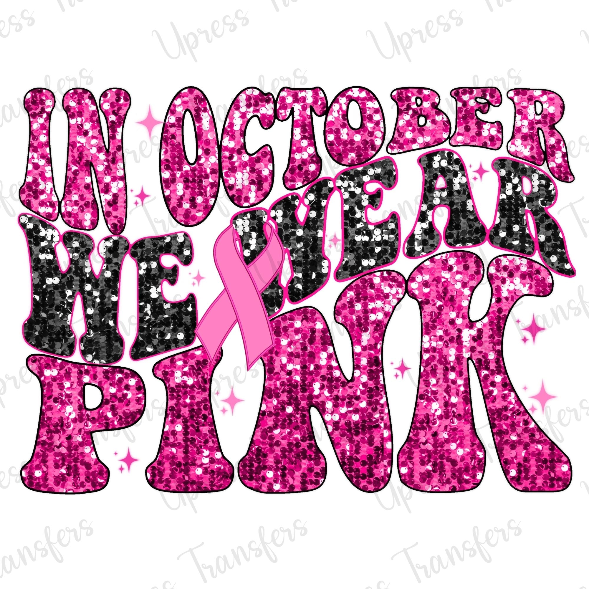 In October Faux Sequins