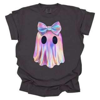 Iridescent Cutesy Ghost with Bow