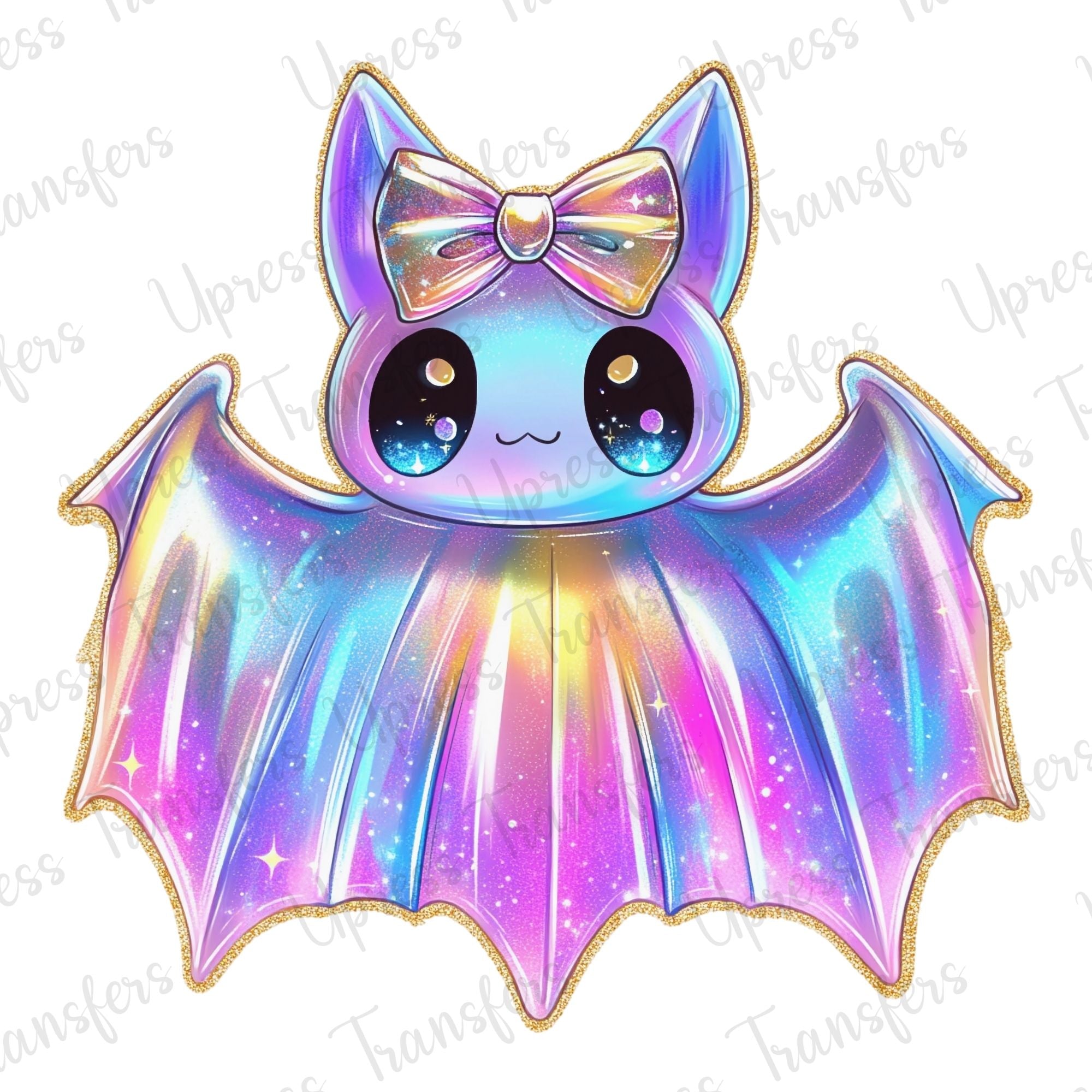 Iridescent Glitter Bat
