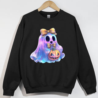 Iridescent Glitter Bow Ghost