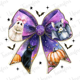 Iridescent Gold Halloween Bow