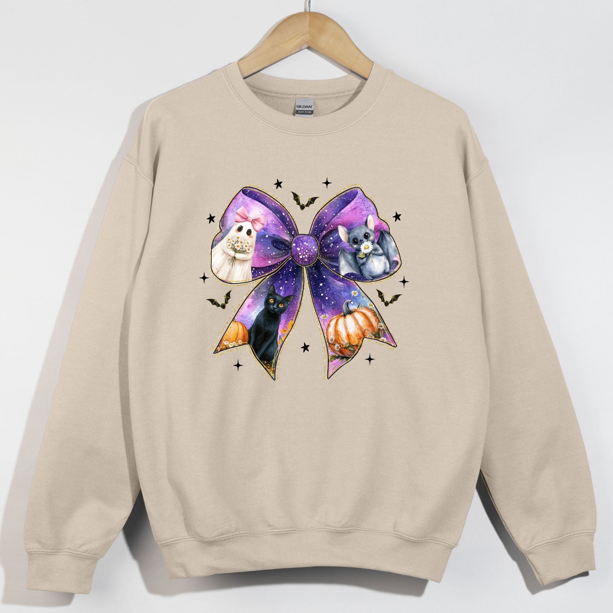 Iridescent Gold Halloween Bow