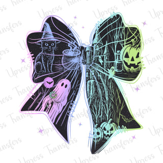 Iridescent Halloween Bow