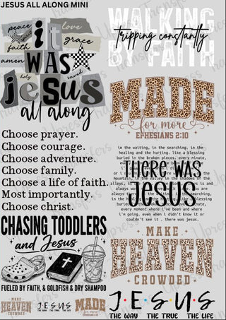 Jesus All Along Mini