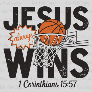Jesus Always Wins Basketball