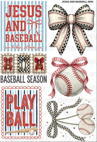 Jesus And Baseball Mini