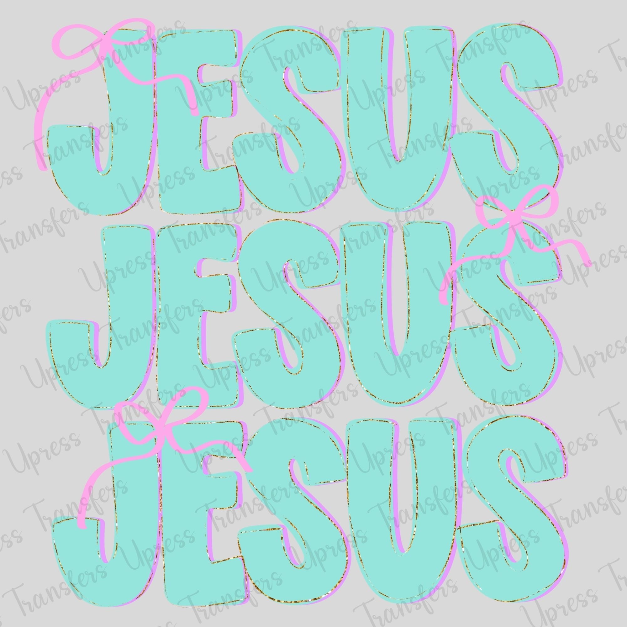 Jesus Bows Times Three